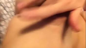 teen fingers creamy pussy nice tits